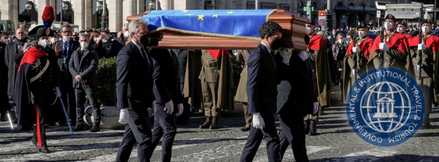 David Sassoli's funeral: A solemn farewell by high-ranking international representatives
